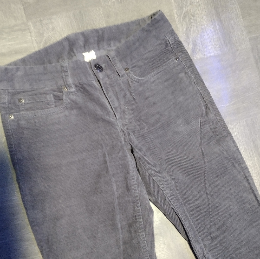 Warm corduroy straight leg pants - Picture 3 of 12